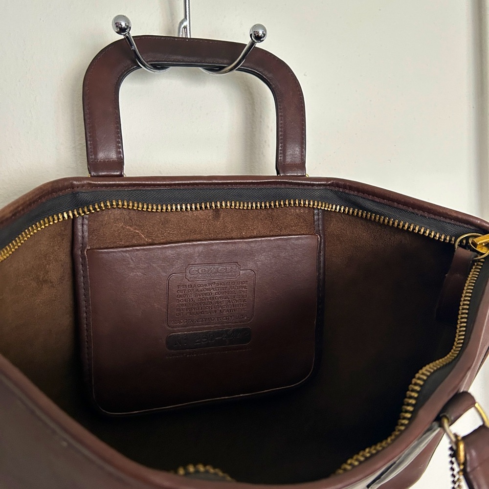 Coach Vintage Men’s Brown Leather Bonnie Cashin Attache - Picture 4 of 4